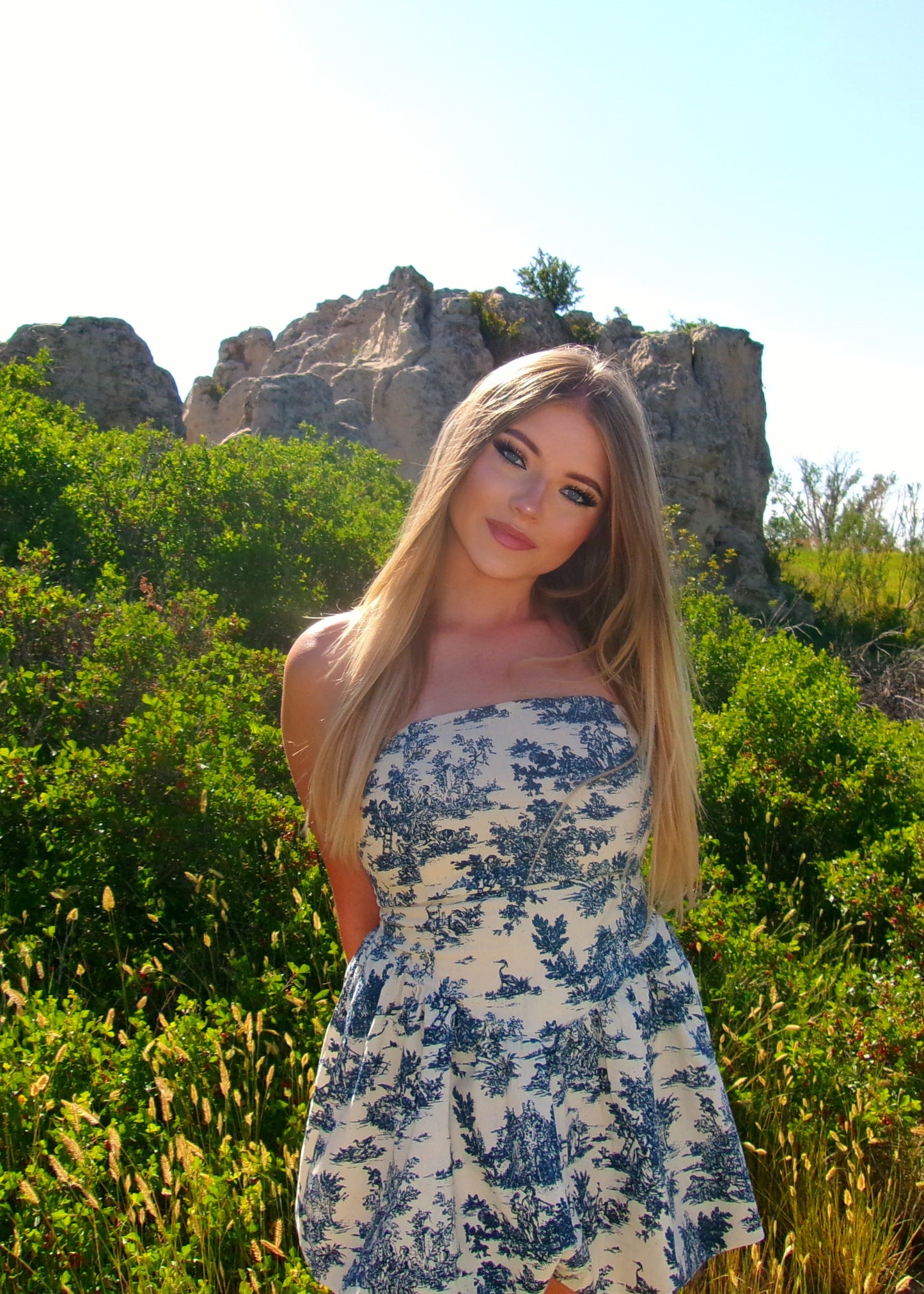 Blue Bell Breeze Mini Dress