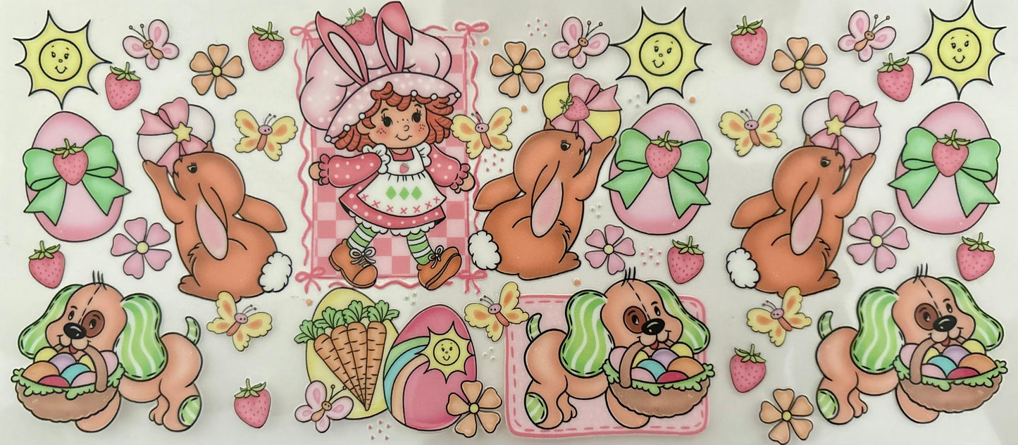 Strawberry Shortcake Easter Decal