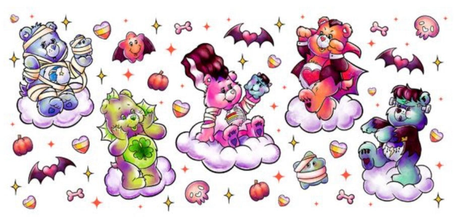 Spooky Care Bears Wrap