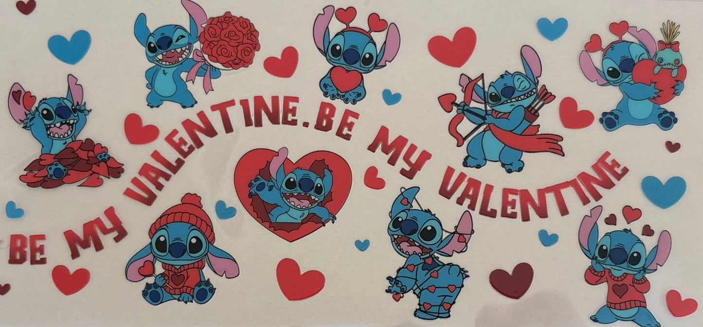 Stitch Valentines Decal