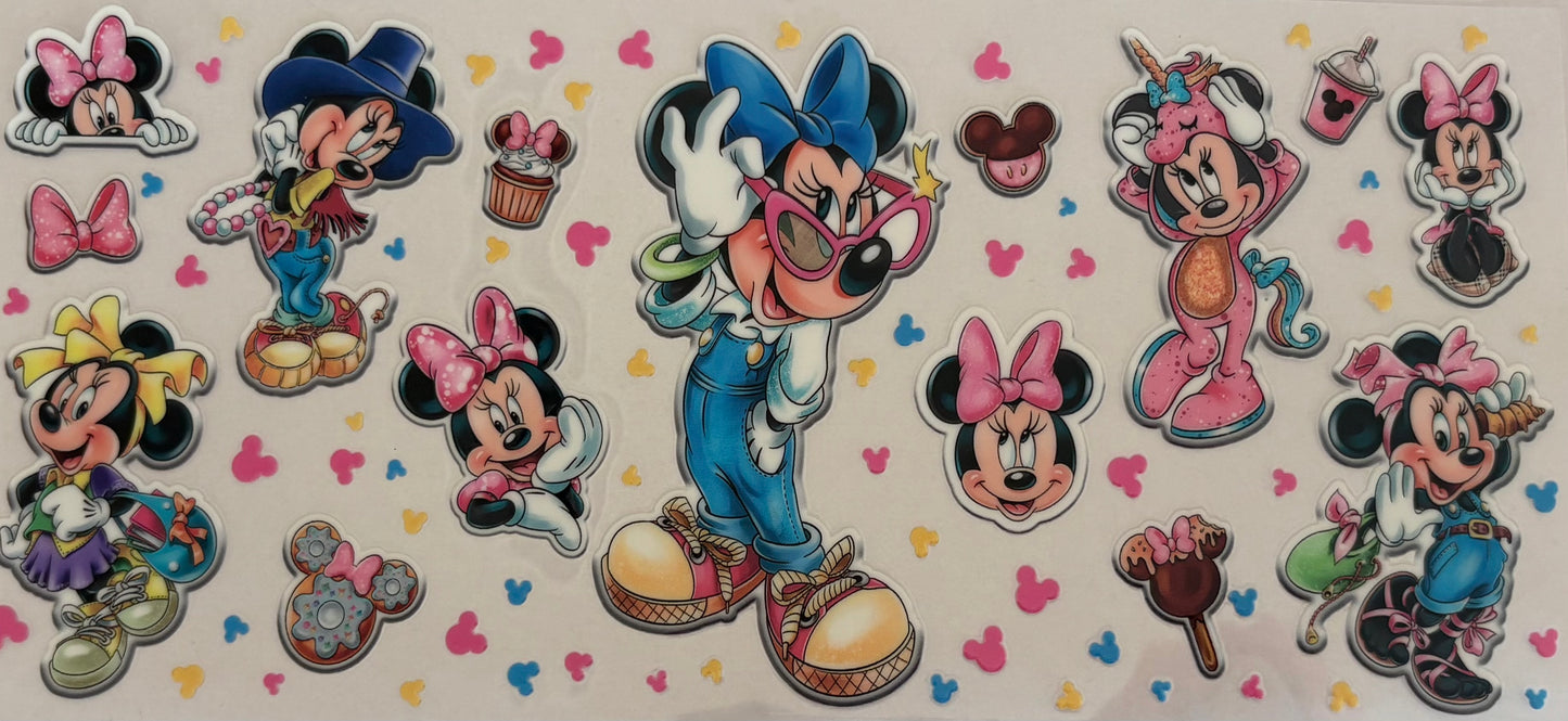Dress Up Minnie Decal