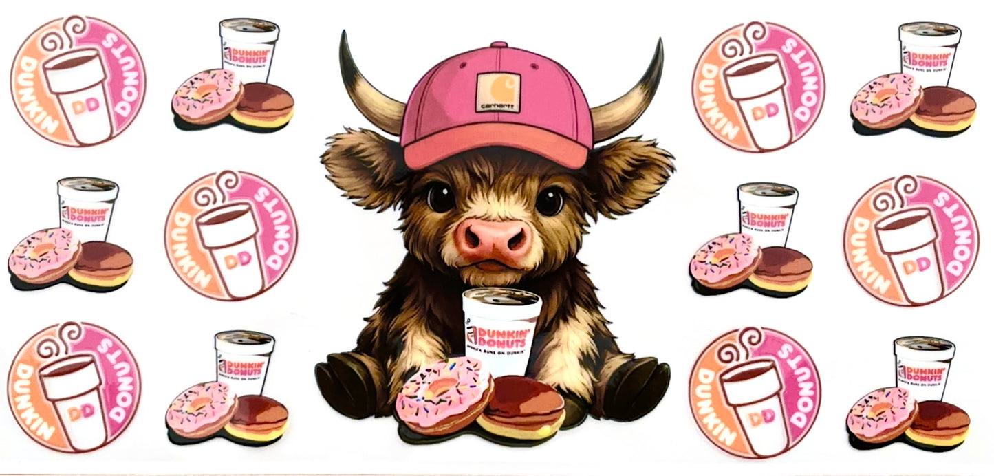 Dunkin’ Donuts Cow Decal #48