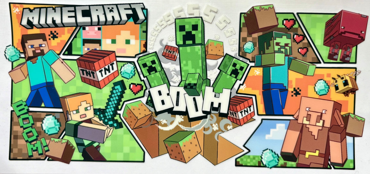Minecraft Boom Decal