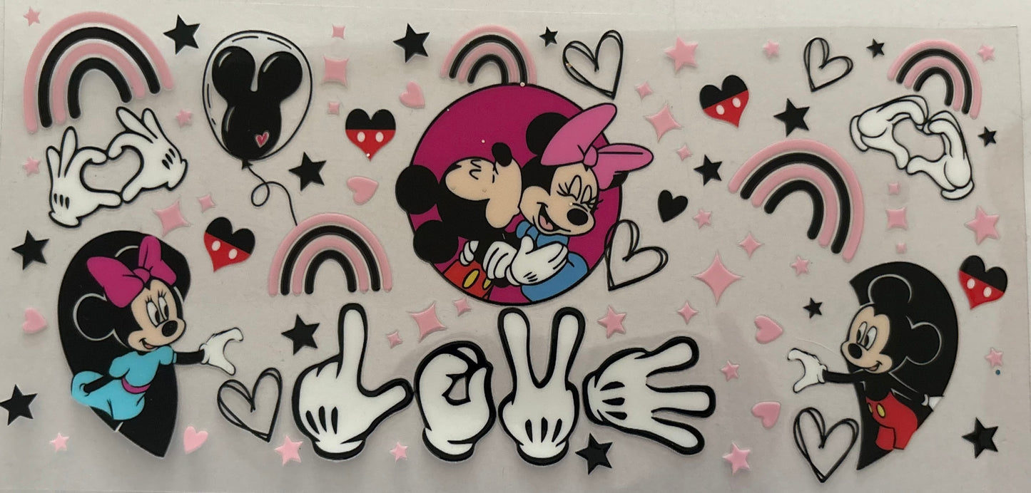 Minnie & Mickey Decal