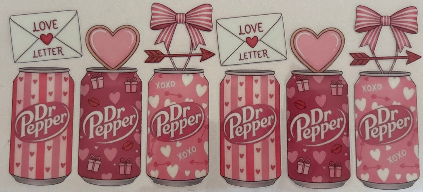 Dr Pepper Valentines Decal