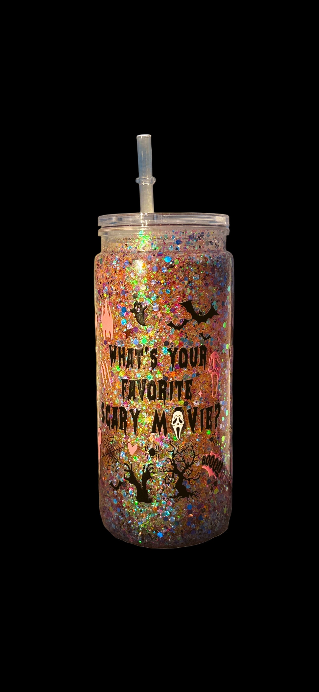 Glitter Scream Cup