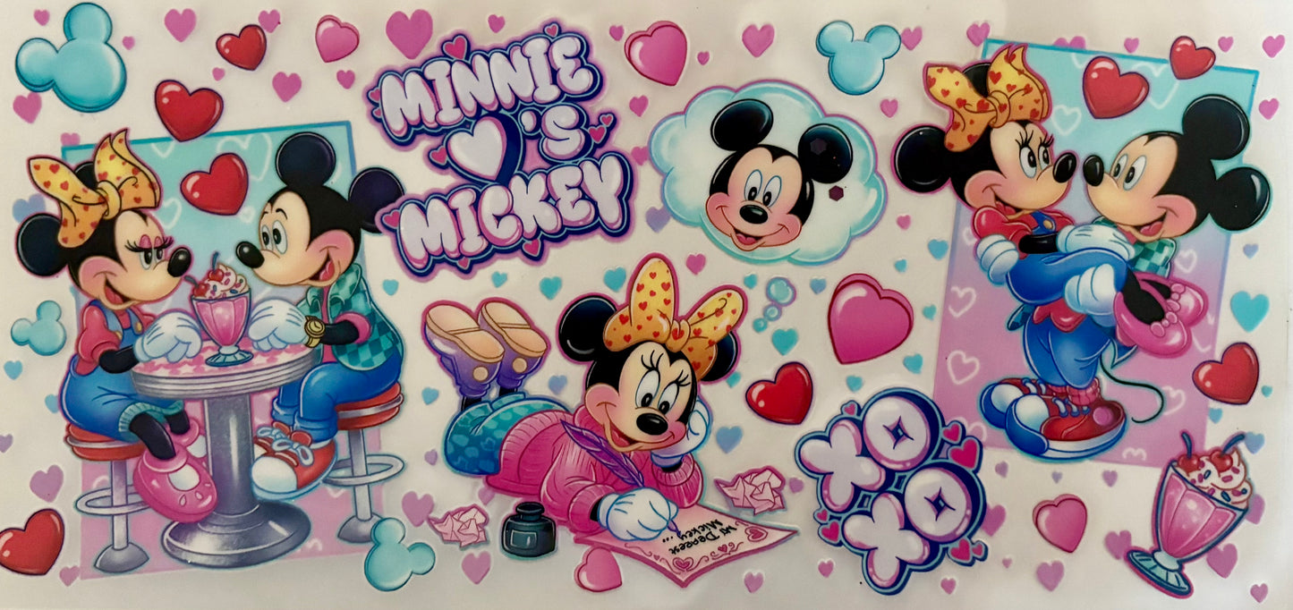 Minnie & Mickey XO Decal