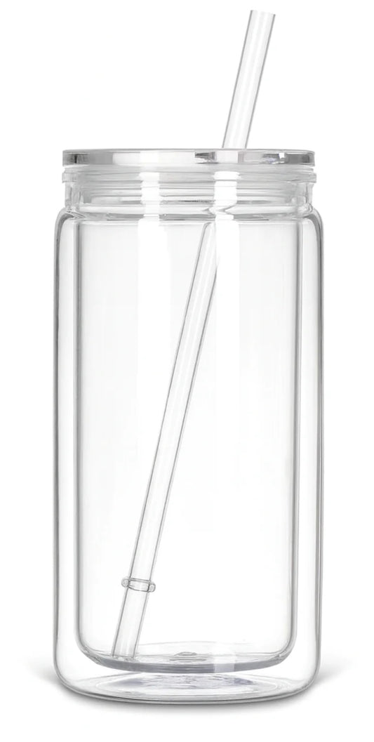 20 oz Acrylic Customizable Snow Glow Cup