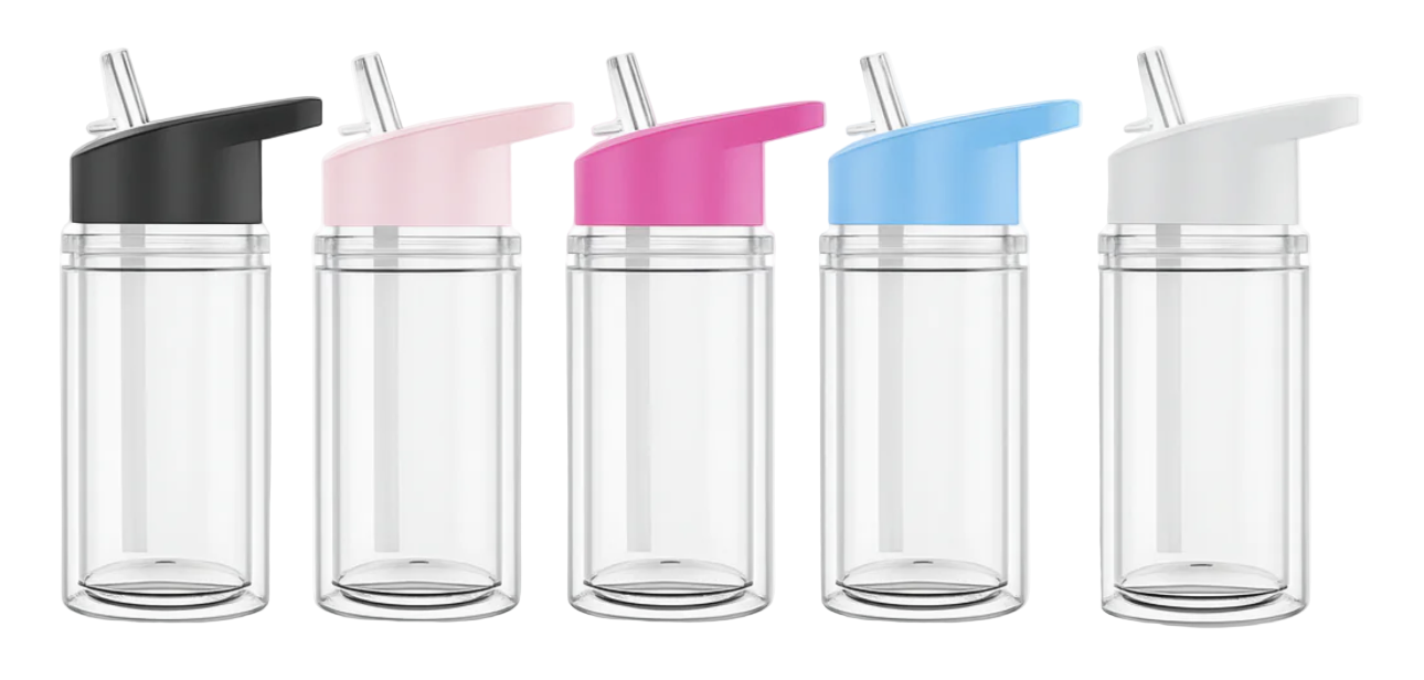 Kids 10oz Acrylic Customizable Snow Globe Tumbler
