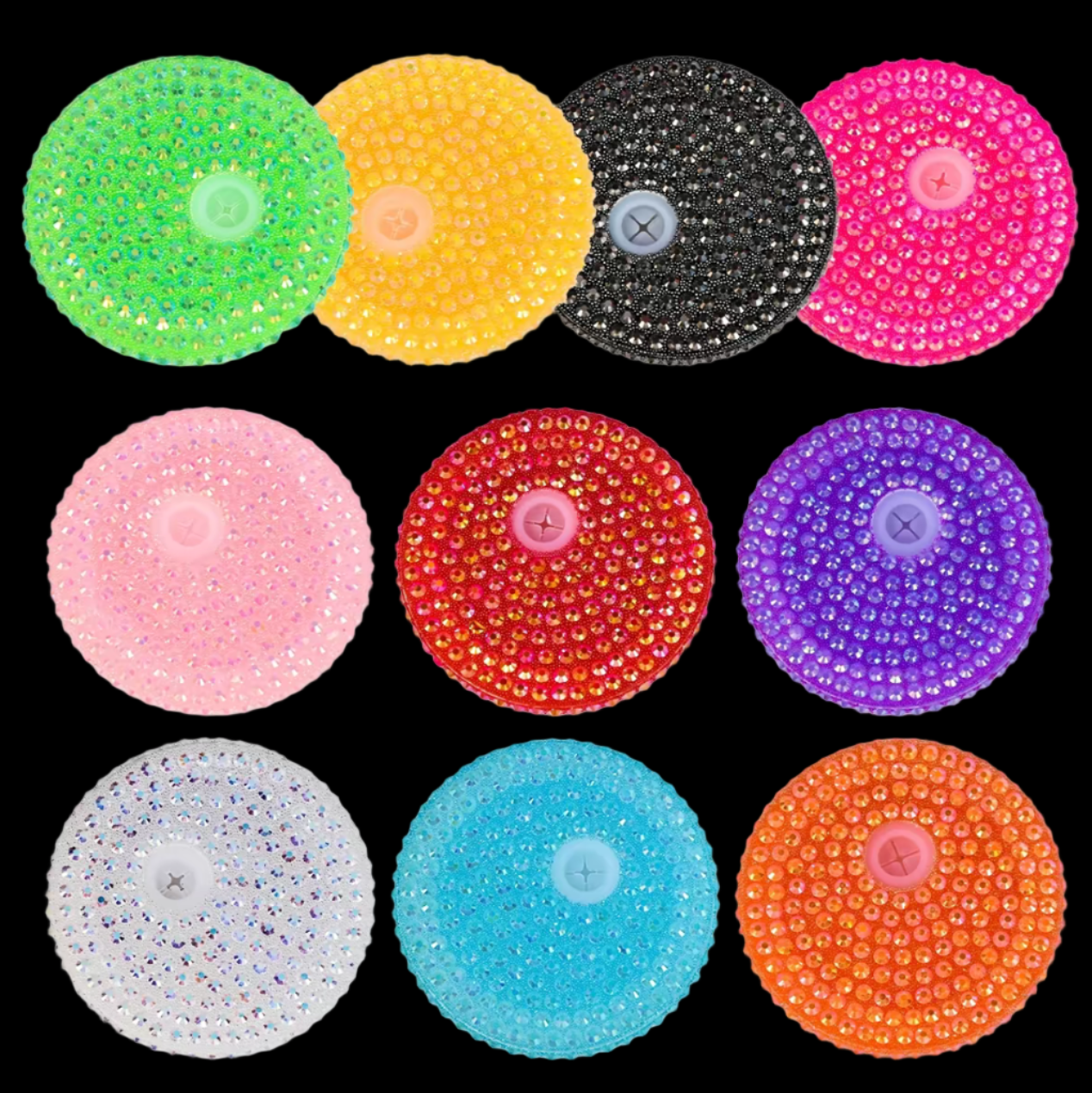 Rhinestone Lids