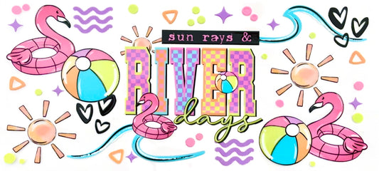 Sun Rays & River Days Decal #53