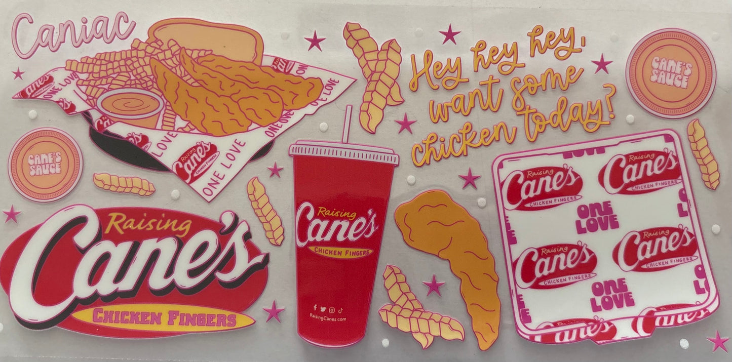 Pink Canes Decal