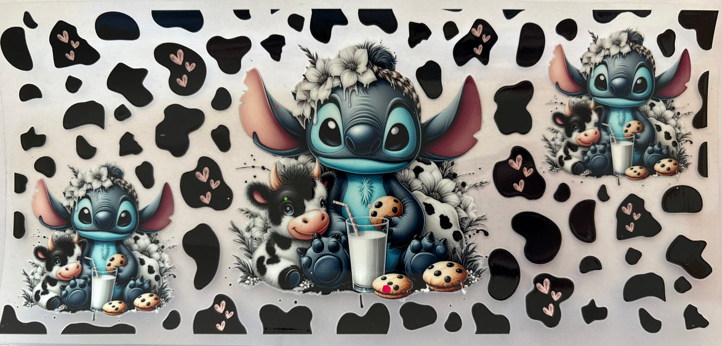 Stitch Cow Decal
