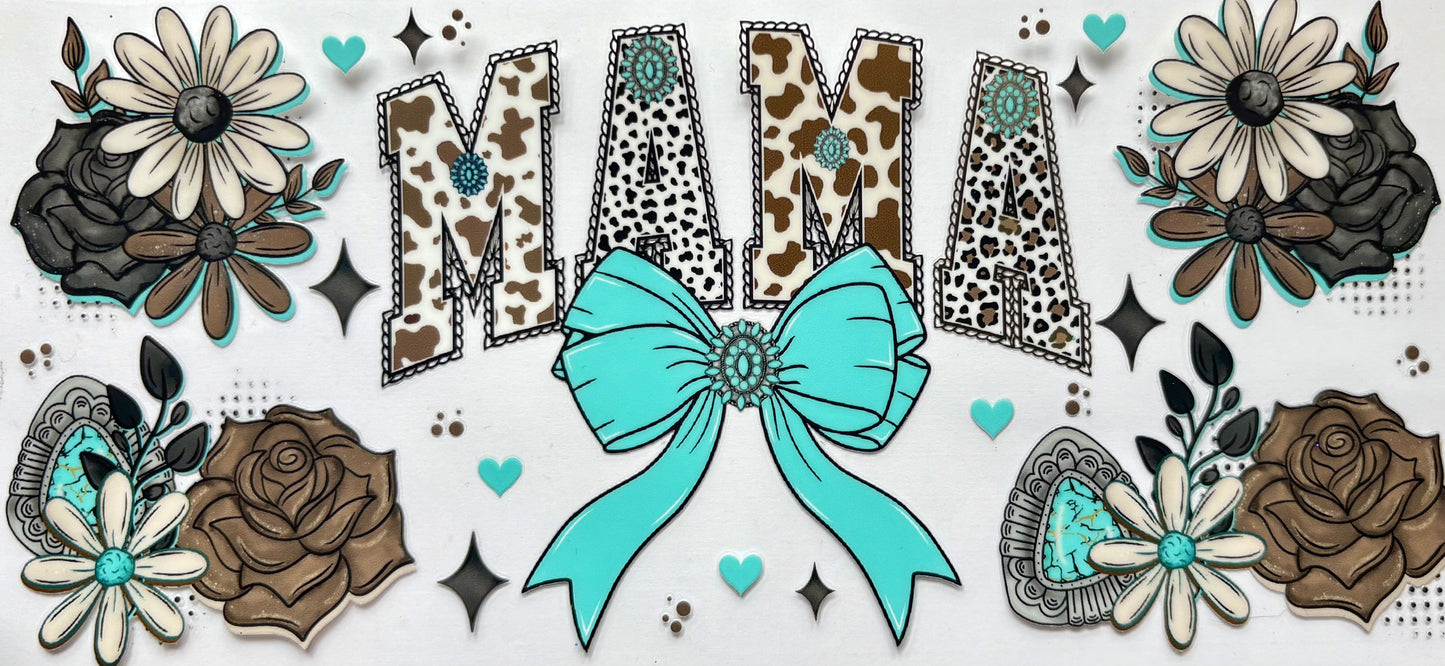 Momma Cow Print Decal