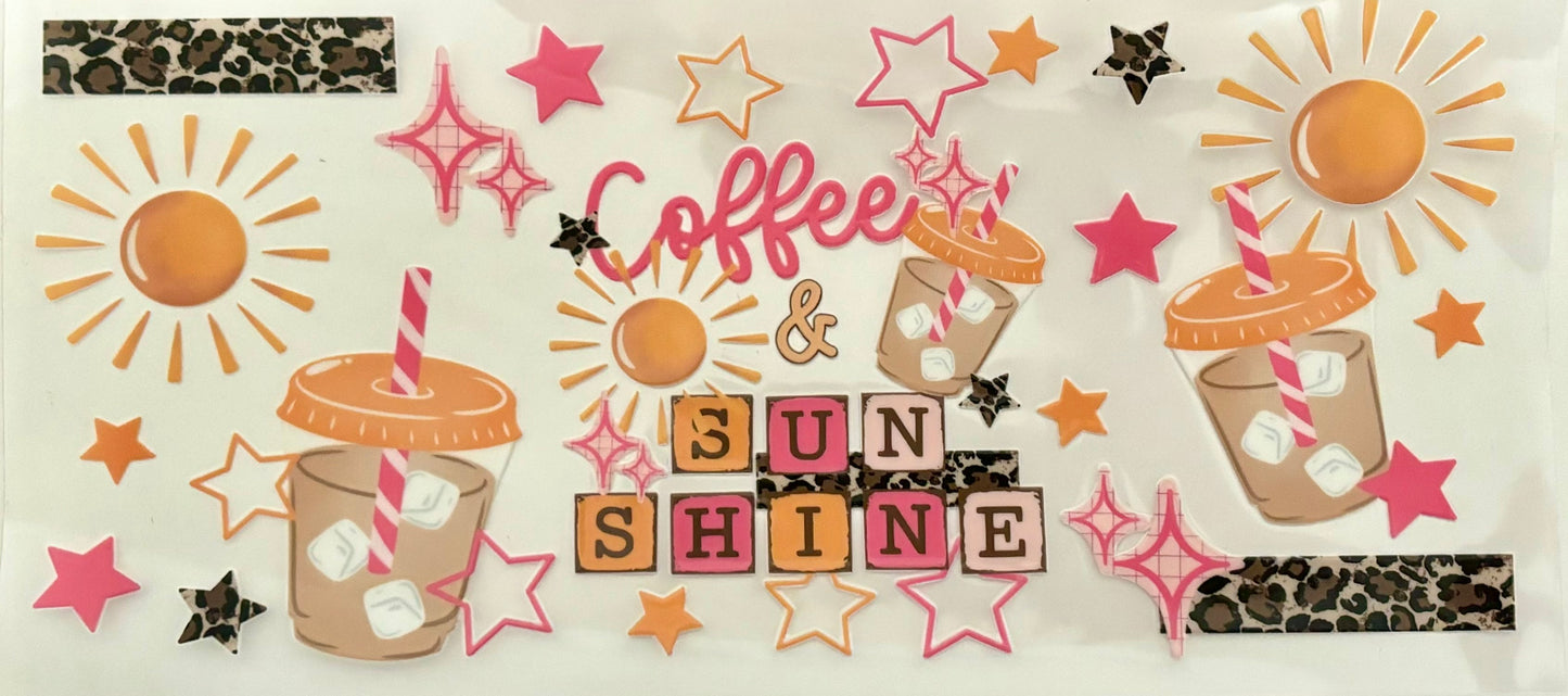 Coffee & Sunshine Decal