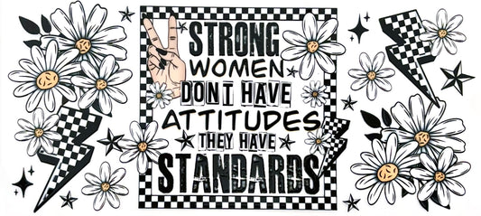 Strong Women Have Standards Decal #55