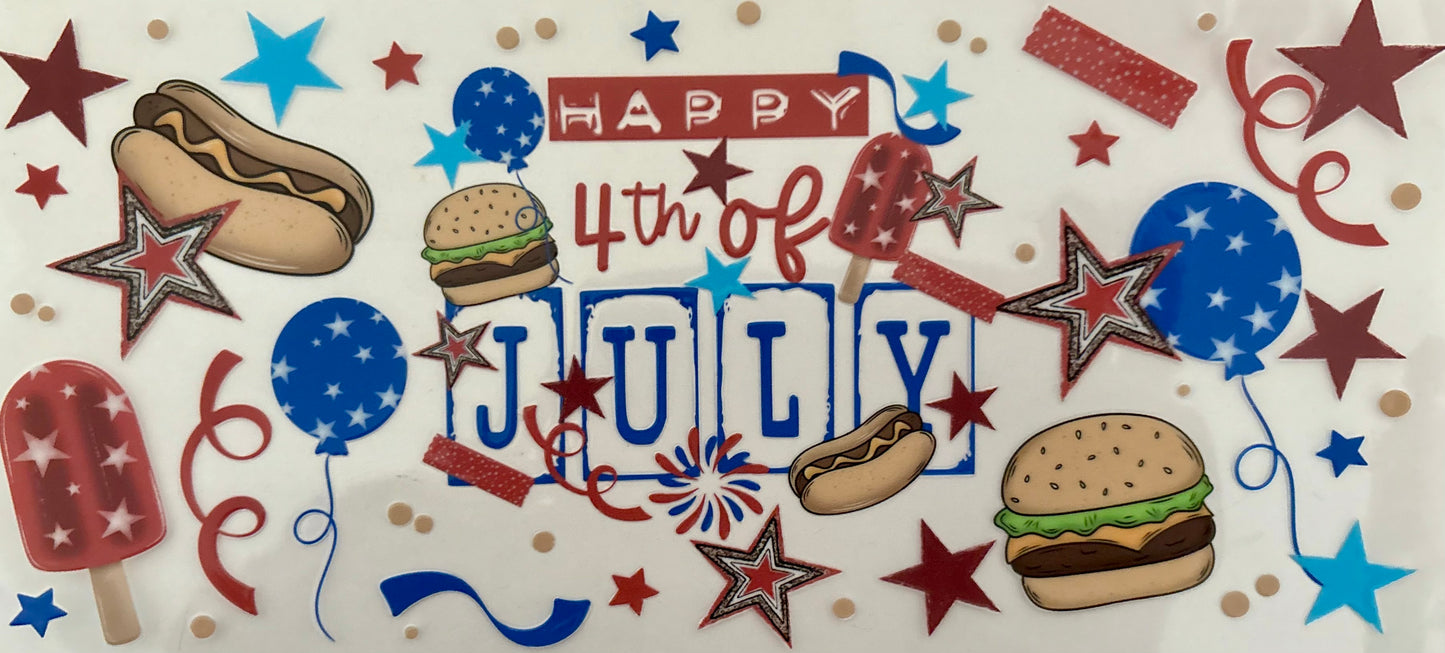 4th of July Decal