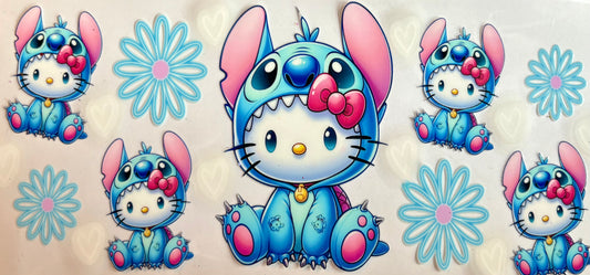 Hello Kitty Stitch Decal