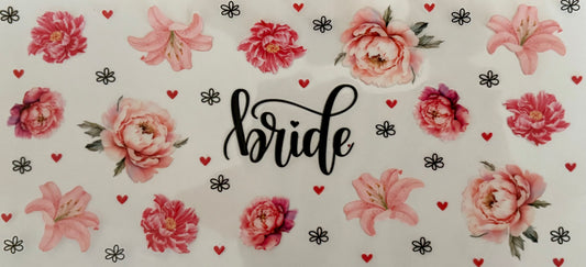 Bride Floral Decal