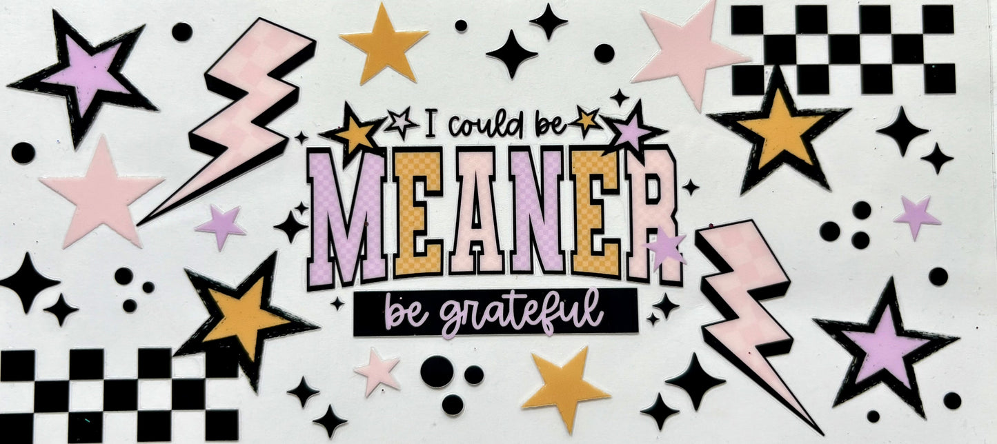 I Could be Meaner Decal