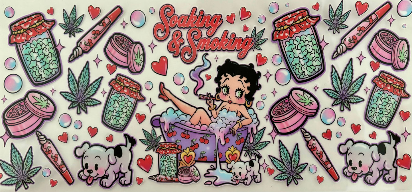 Betty Boop Gardening Decal