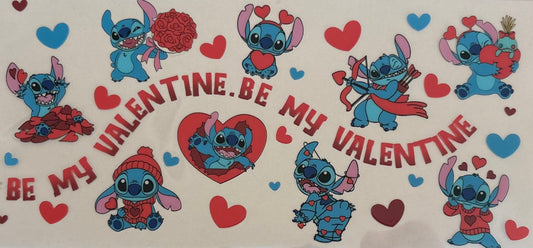 Stitch Valentines Decal