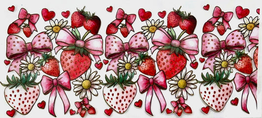 Strawberry Bow Decal #5