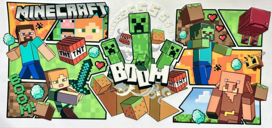 Minecraft Boom Decal