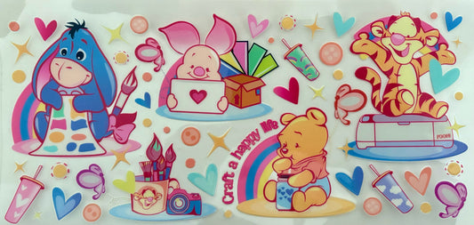 Pooh Crafty Decal