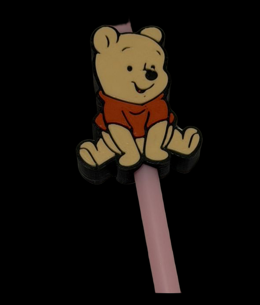 Pooh Bear Straw Topper