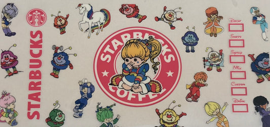 Rainbow Brite Coffee Decal