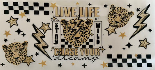 Stay Wild Leopard Decal