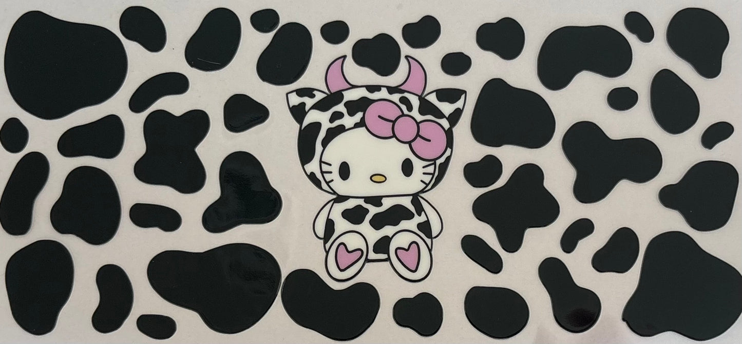 Hello Kitty Cow Decal