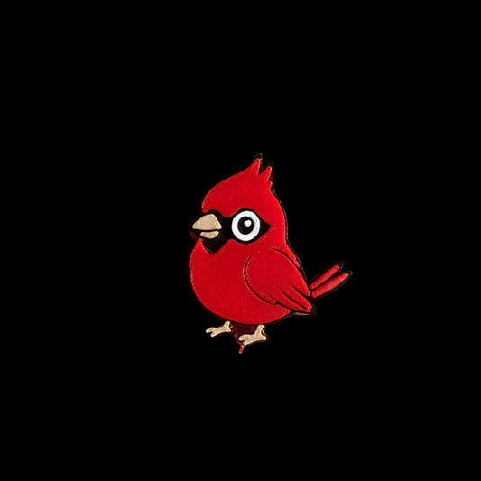 Red Cardinal Straw Topper