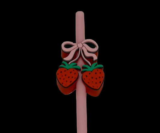 Strawberry Straw Topper