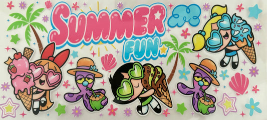 Summer Powerpuff Girls Decal