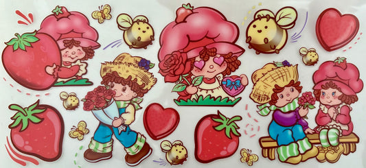 Strawberry Sweethearts Decal