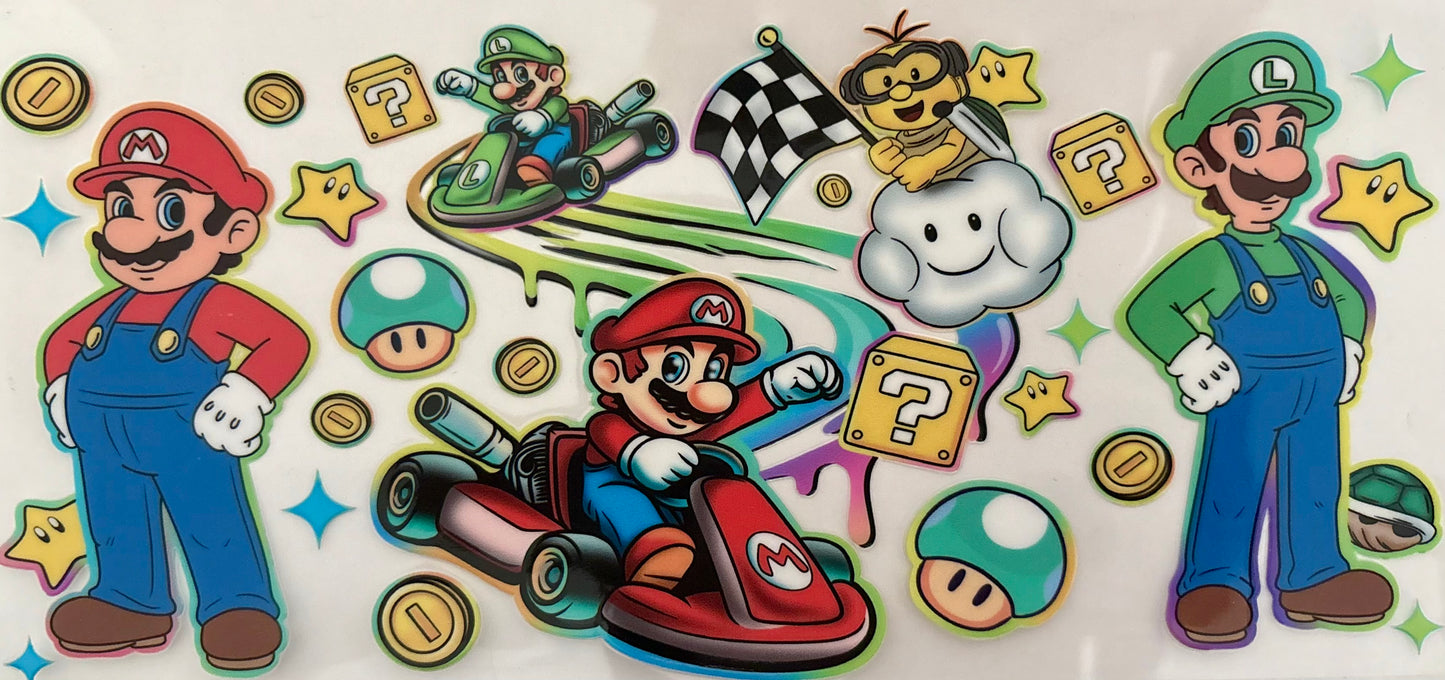 Mario Racing Decal