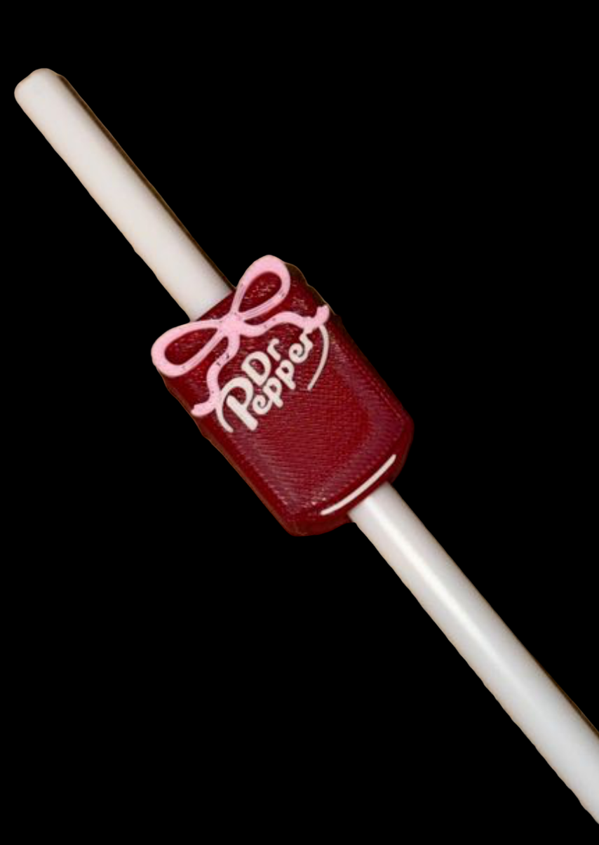 Dr Pepper Straw Topper