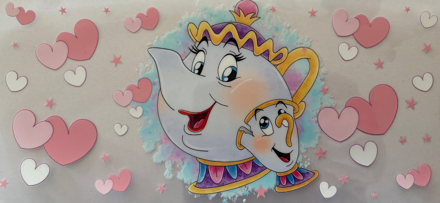 Mrs Potts and Chip Decal