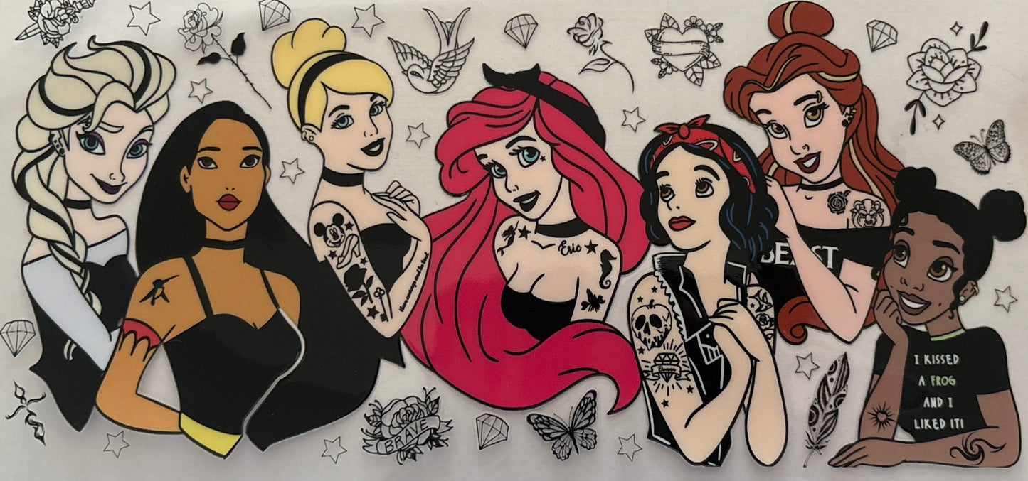 Tatted Princess Decal