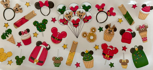Merry Mickey Treats Decal