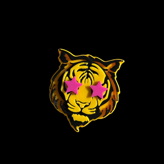 Starry Tiger Eye Straw Topper