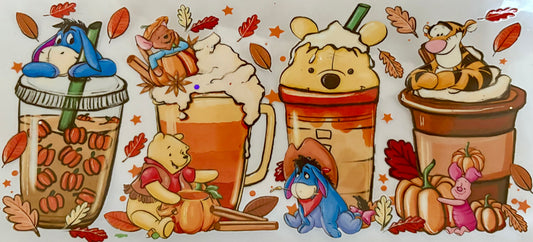 Pooh Coffee Decal