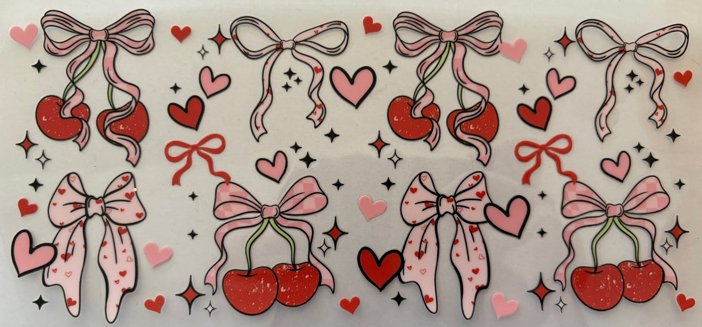 Cherry Bow Decal