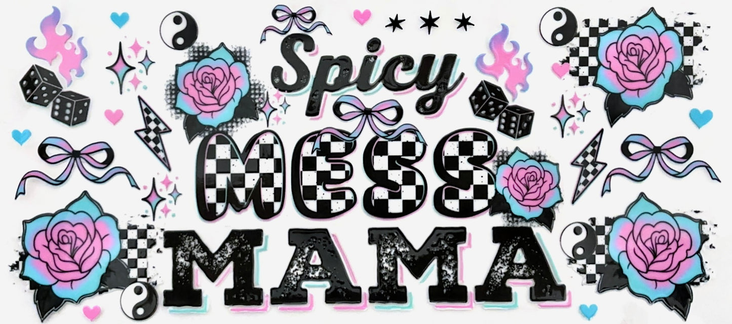 Spicy Mess Mama Decal #24