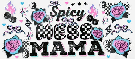 Spicy Mess Mama Decal #24
