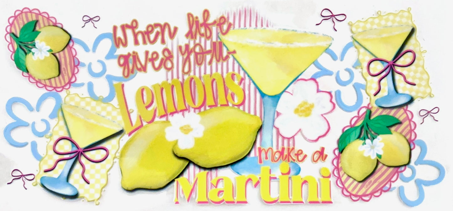 Lemon Martini Decal #33