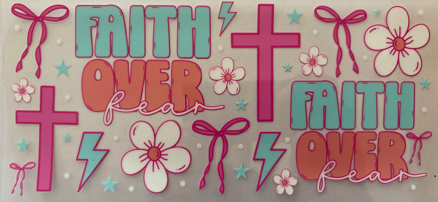 Faith Over Fear Decal