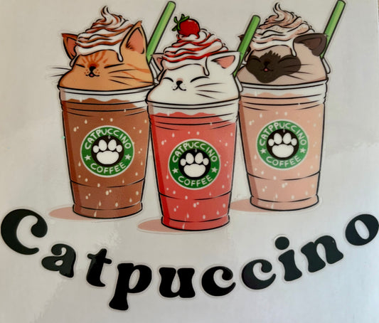Catpuccino Decal